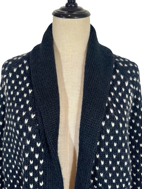 THE GREAT. The Tiny Hearts Lodge Wool and Alpaca Blend Cardigan - Picture 7 of 14